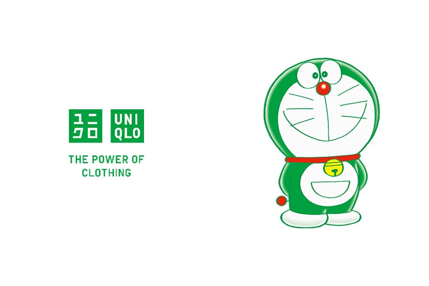 Uniqlo Green Logo Doraemon Sustainability Mode