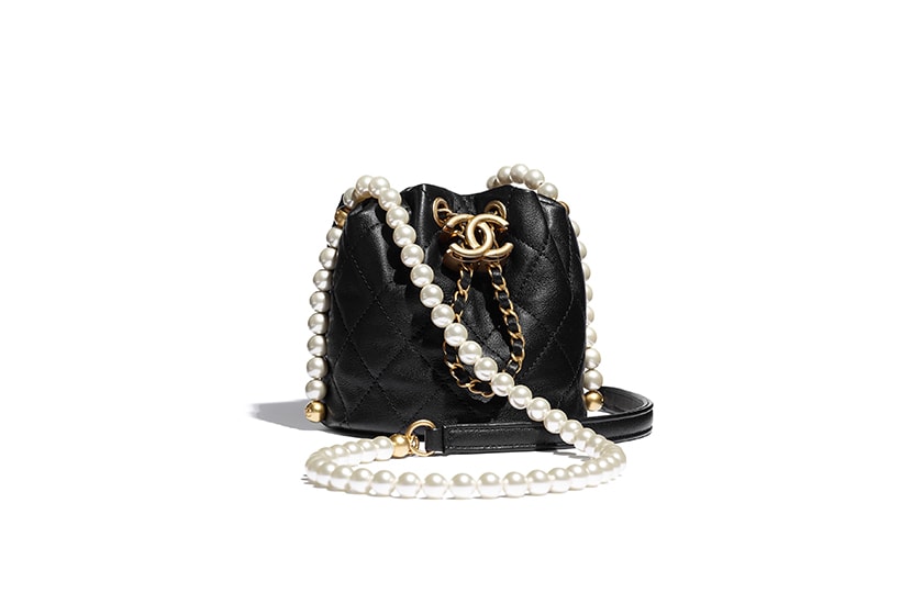Chanel 10 Pearl Handbags Mini Bag Purse with Chain