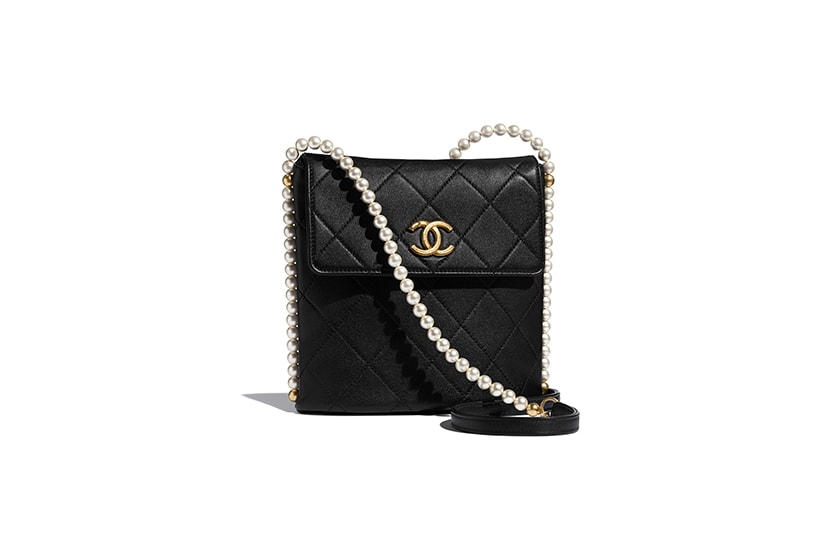 Chanel 10 Pearl Handbags Mini Bag Purse with Chain