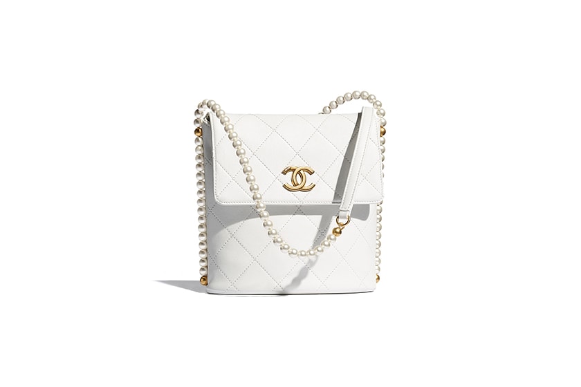 Chanel 10 Pearl Handbags Mini Bag Purse with Chain