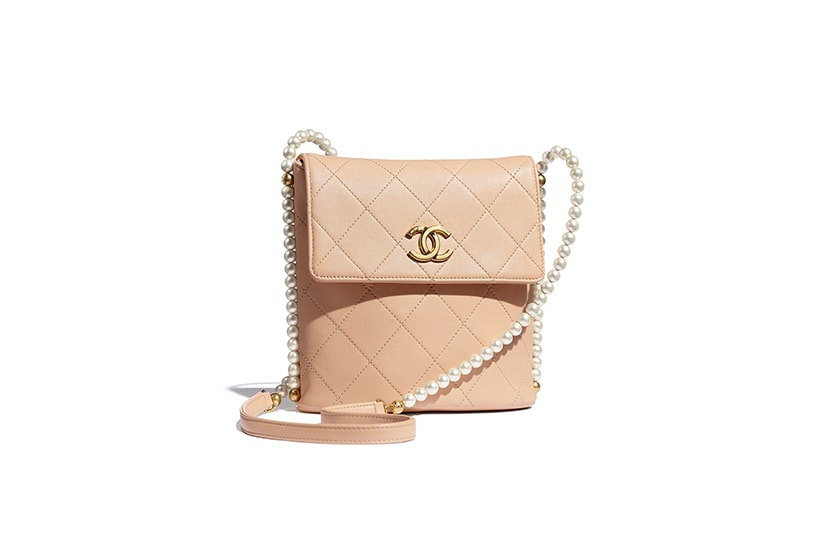 Chanel 10 Pearl Handbags Mini Bag Purse with Chain