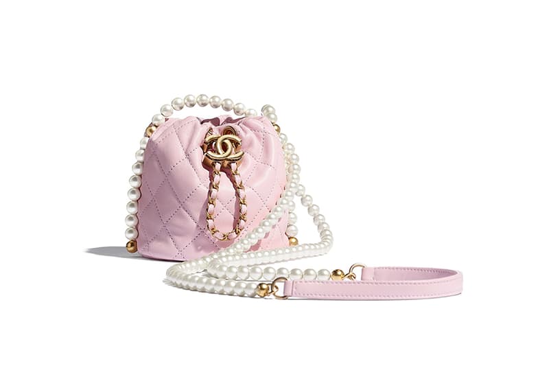 Chanel 10 Pearl Handbags Mini Bag Purse with Chain