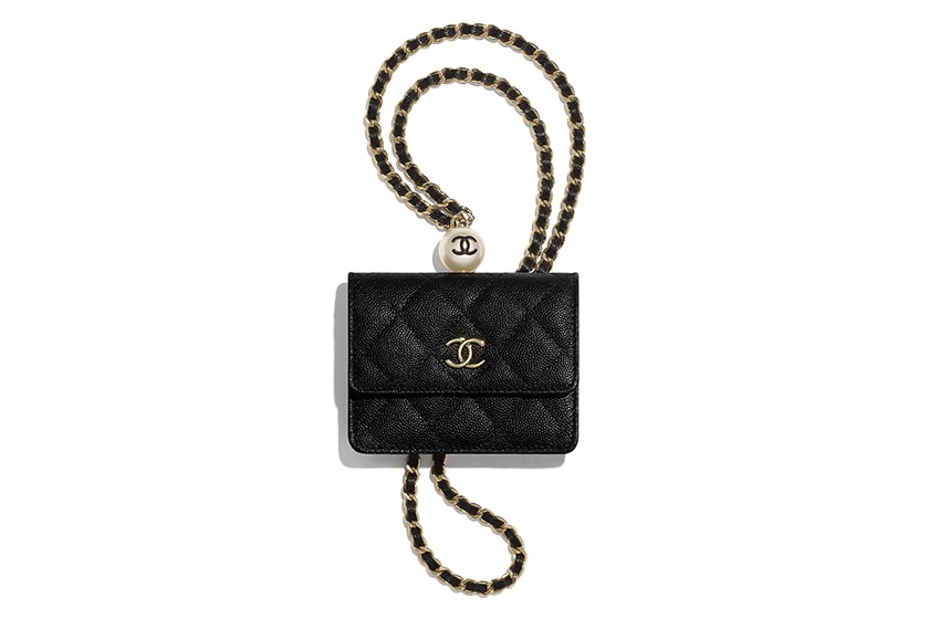 Chanel 10 Pearl Handbags Mini Bag Purse with Chain