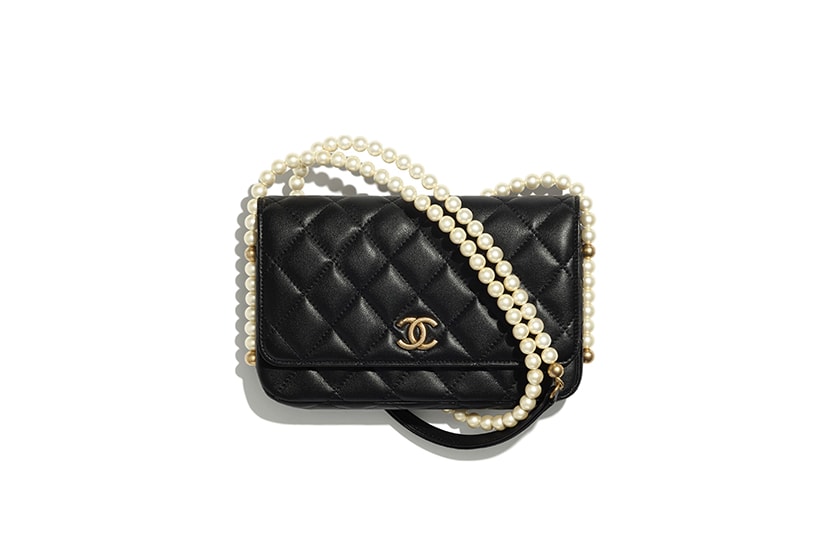Chanel 10 Pearl Handbags Mini Bag Purse with Chain