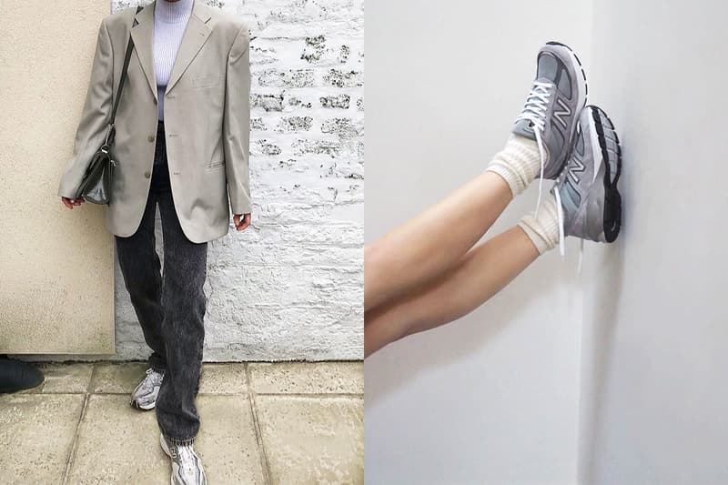 2021 Spring Summer fashion trends shoes trends sneakers ALEXANDER MCQUEEN Suede-trimmed canvas exaggerated-sole sneakers Salomon JIL SANDER Ribbed-sole leather trainers