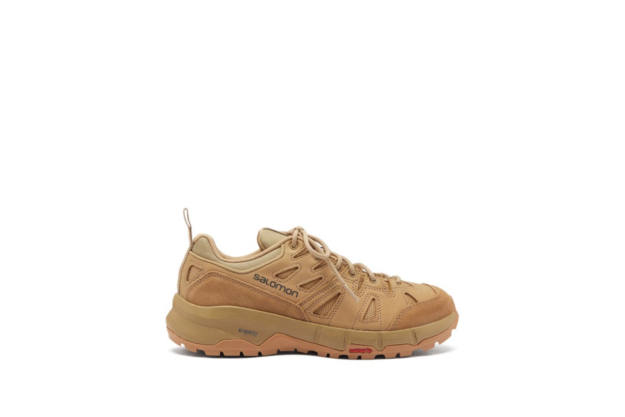 2021 Spring Summer fashion trends shoes trends sneakers ALEXANDER MCQUEEN Suede-trimmed canvas exaggerated-sole sneakers Salomon JIL SANDER Ribbed-sole leather trainers