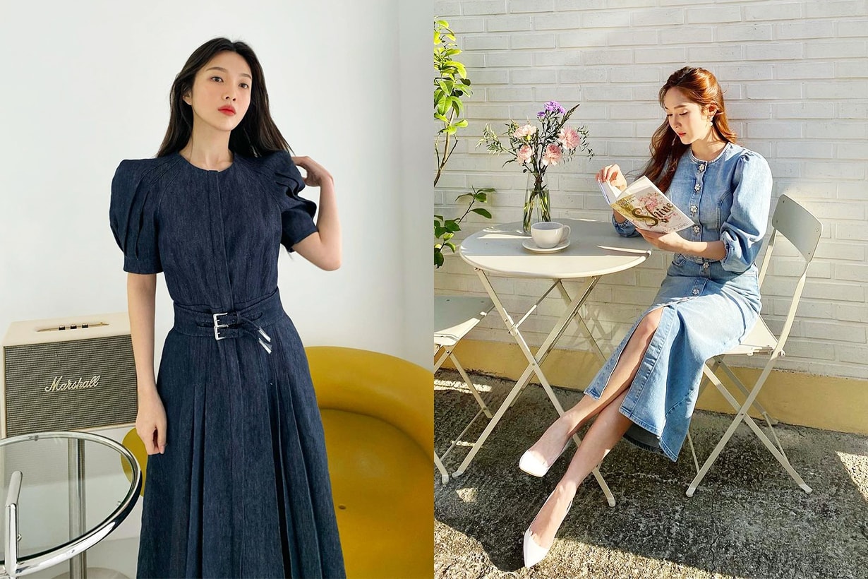 2021 Spring Summer Fashion Trends Denim Style korean idols celebrities singers blackpink jennie Red Velvet Joy Jessica Jung Lee Ju Yeon NANA Lim Suzy Bae