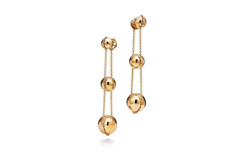 Tiffany HardWear 18K 金三層垂墜式耳環-HKD 27,300