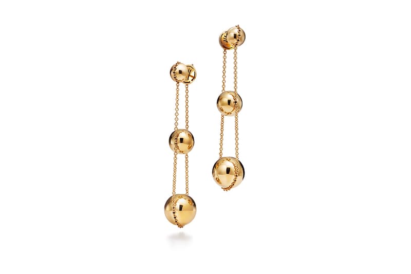 Tiffany HardWear 18K 金三層垂墜式耳環-HKD 27,300