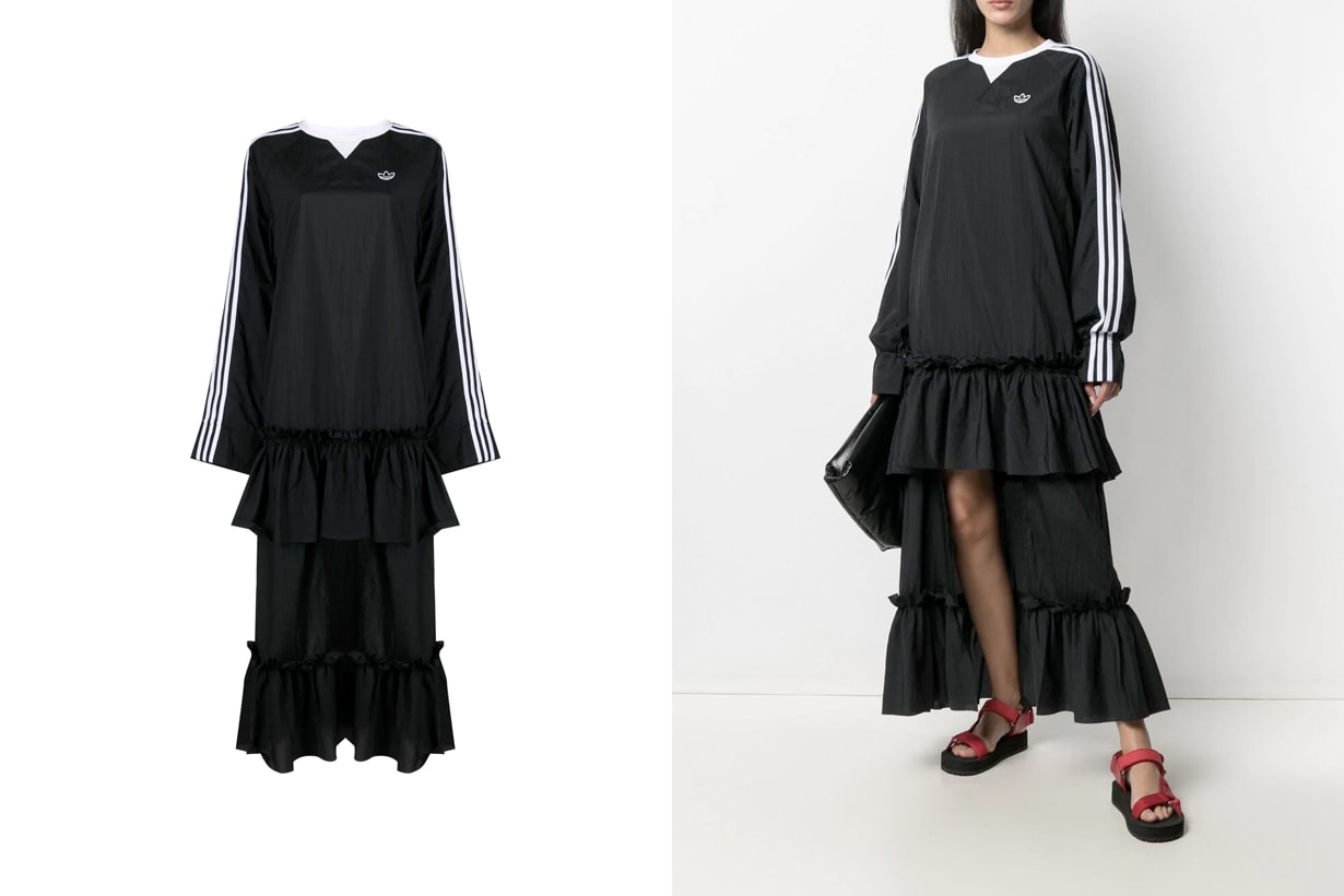 BLACKPINK adidas Originals Dress Black 2021 Spring new