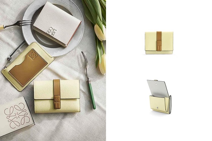 一抹淡雅:Loewe 人氣銀包再推新色,被稱為最有質感的仙氣款!