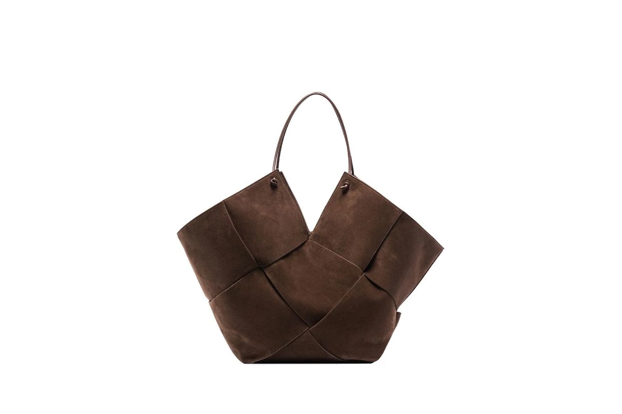 Bottega Veneta Maxi Intrecciato suede tote bag Daniel Lee Tote 2021 Spring Summer Handbags