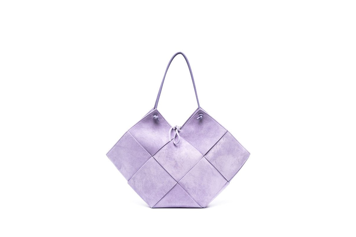 Bottega Veneta Maxi Intrecciato suede tote bag Daniel Lee Tote 2021 Spring Summer Handbags