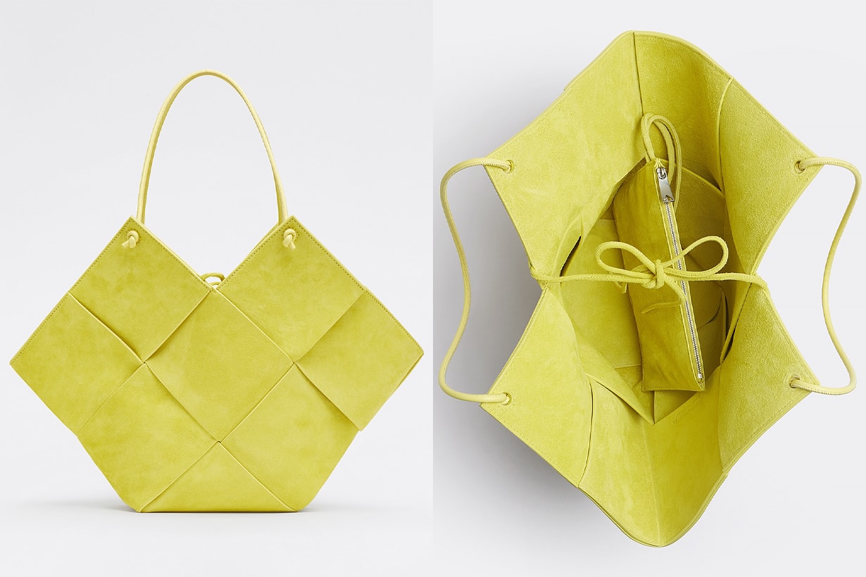 Bottega Veneta Maxi Intrecciato suede tote bag Daniel Lee Tote 2021 Spring Summer Handbags 