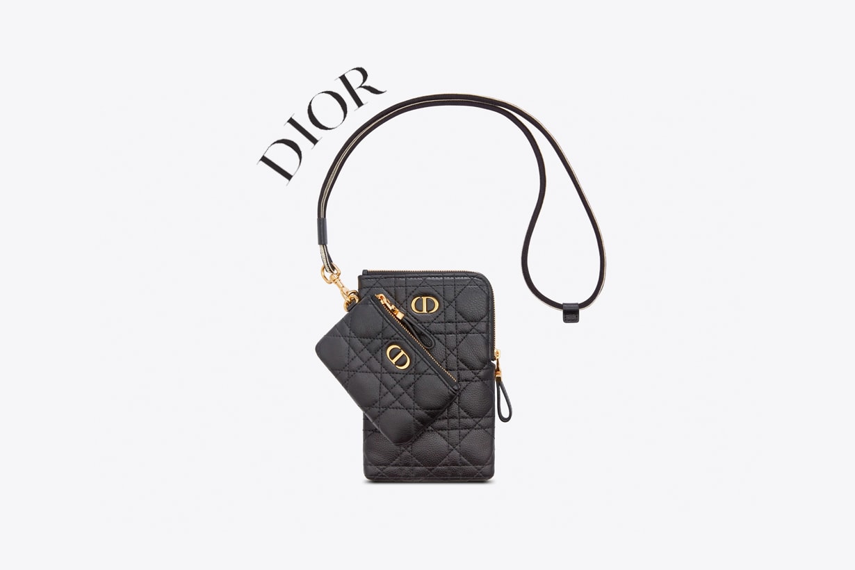 dior caro Multifunction Pouch small leather 2021 SS