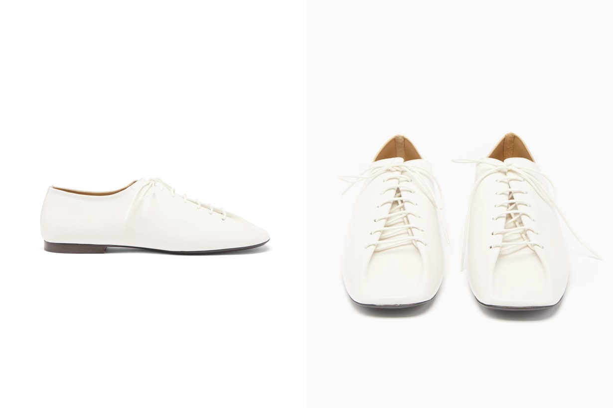 lemaire derby shoes white summer perfect minimal simple where buy