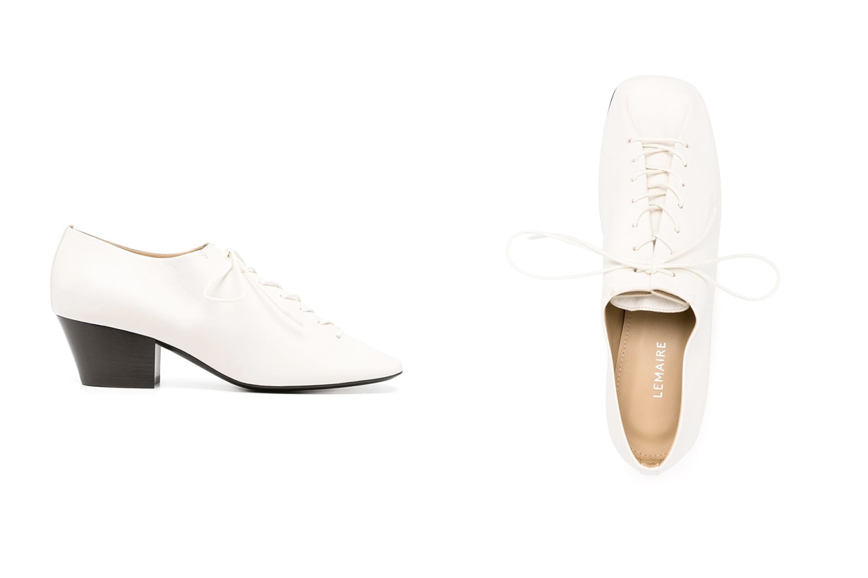 lemaire derby shoes white summer perfect minimal simple where buy