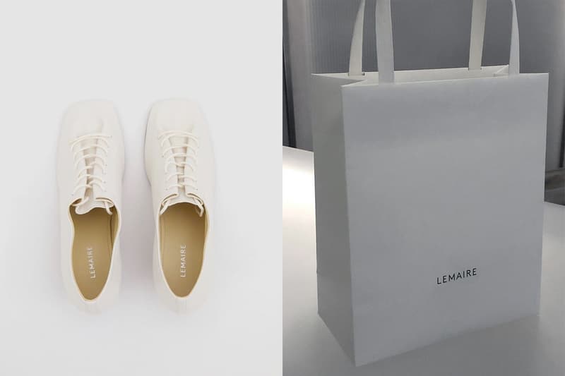 lemaire derby shoes white summer perfect minimal simple where buy