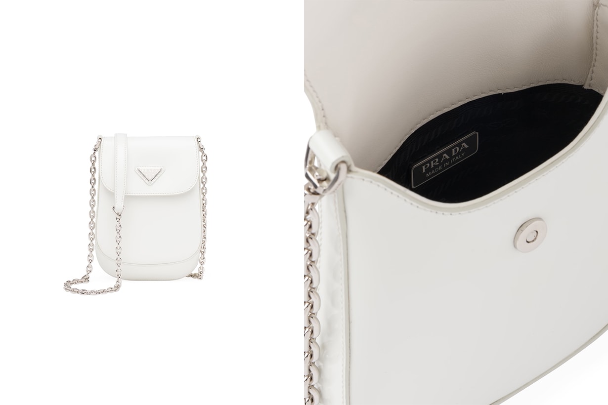 prada Brushed leather mini-bag handbags 2021