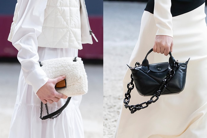 #PFW：Longchamp 經典手袋，全新粗鏈結鏈帶成為焦點！
