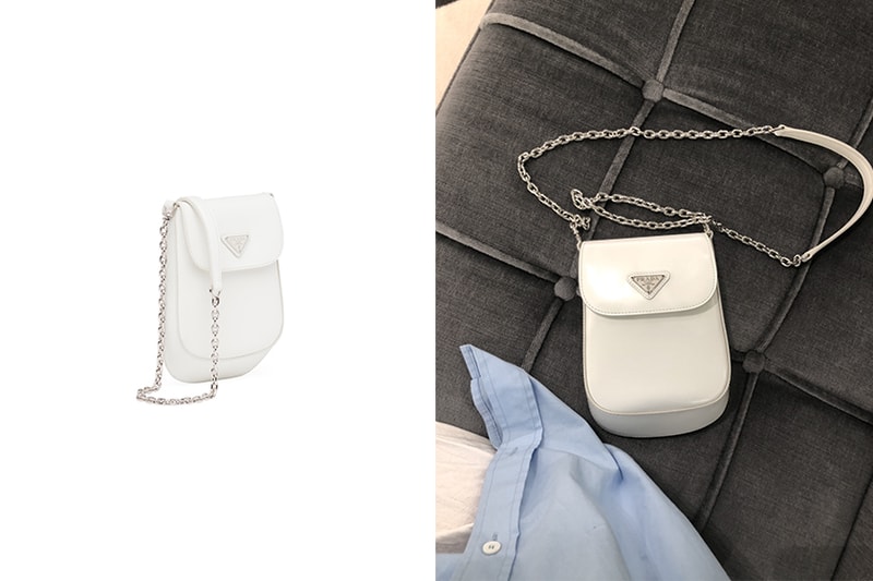 prada Brushed leather mini-bag handbags 2021