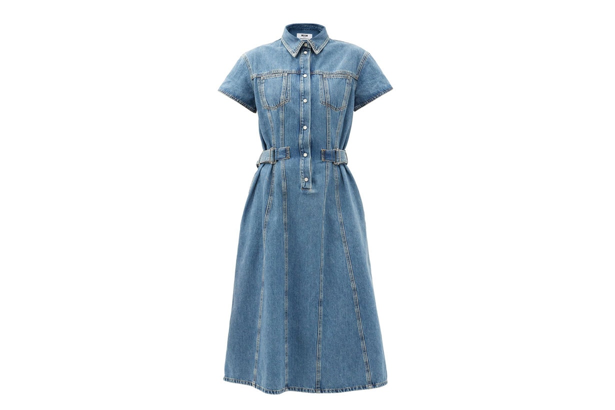 denim dress 2021 spring summer fashion trend