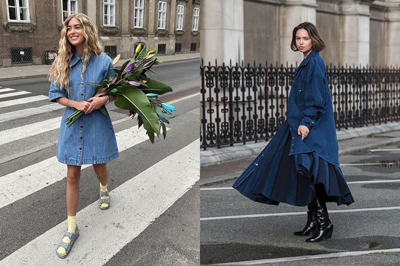 denim dress 2021 spring summer fashion trend