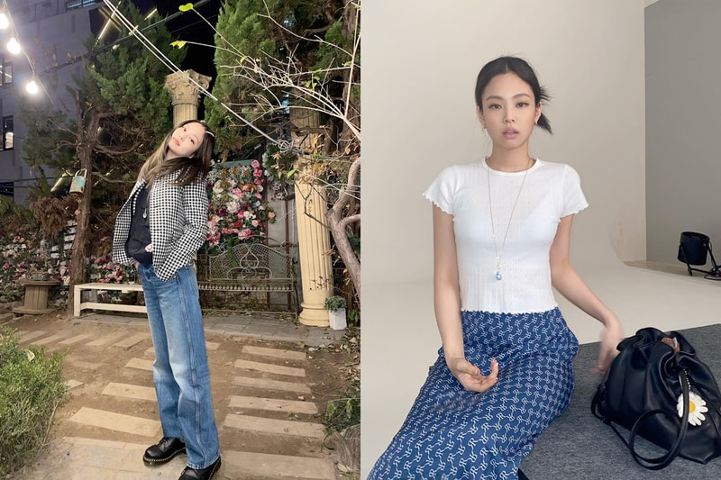 jennie blackpink loewe flamenco handbags