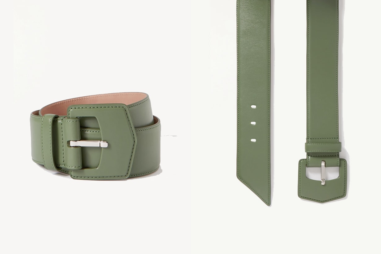 2021 spring summer olive green items cloth bag shoes belt