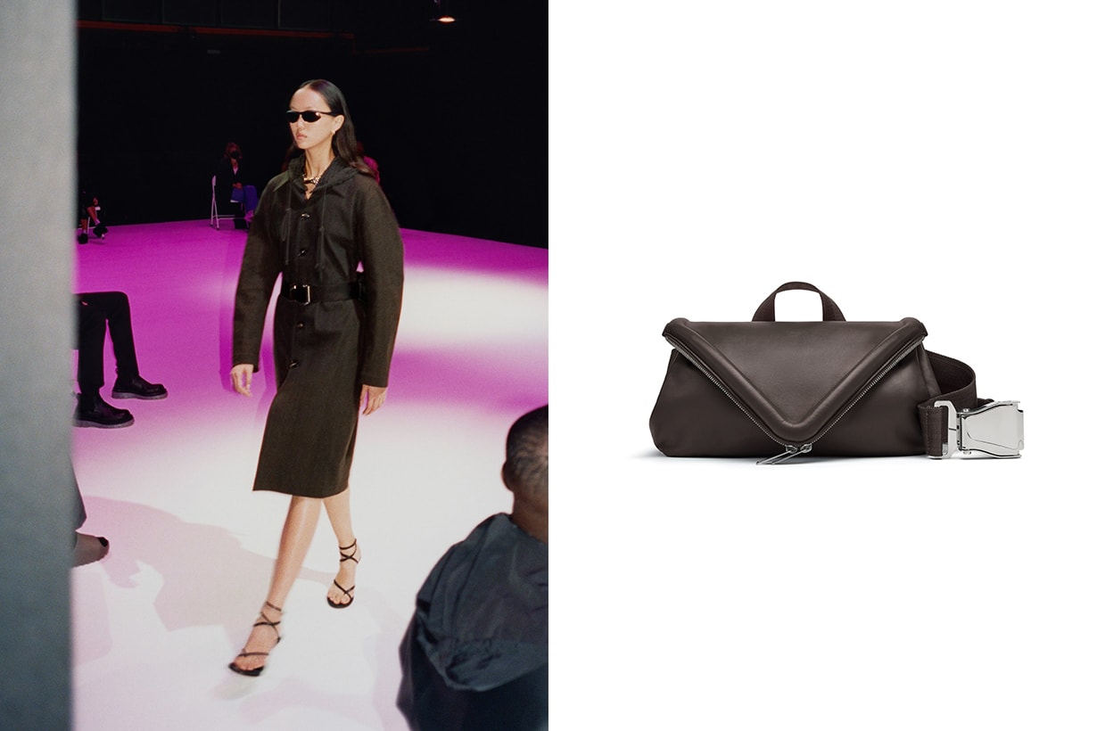 bottega veneta beak belt bag 2021ss