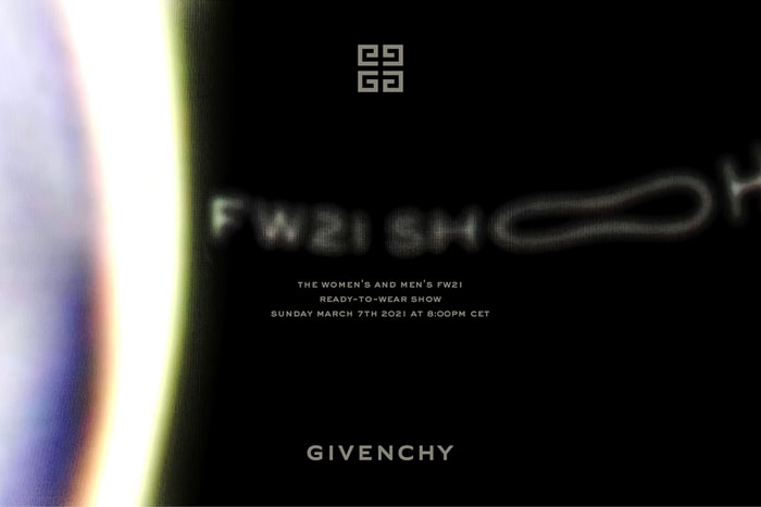 直播 Givenchy 2021 秋冬時裝秀！