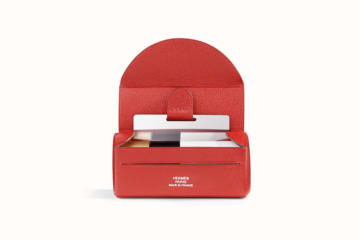 hermes lipstick case mirror affordable small leather goods