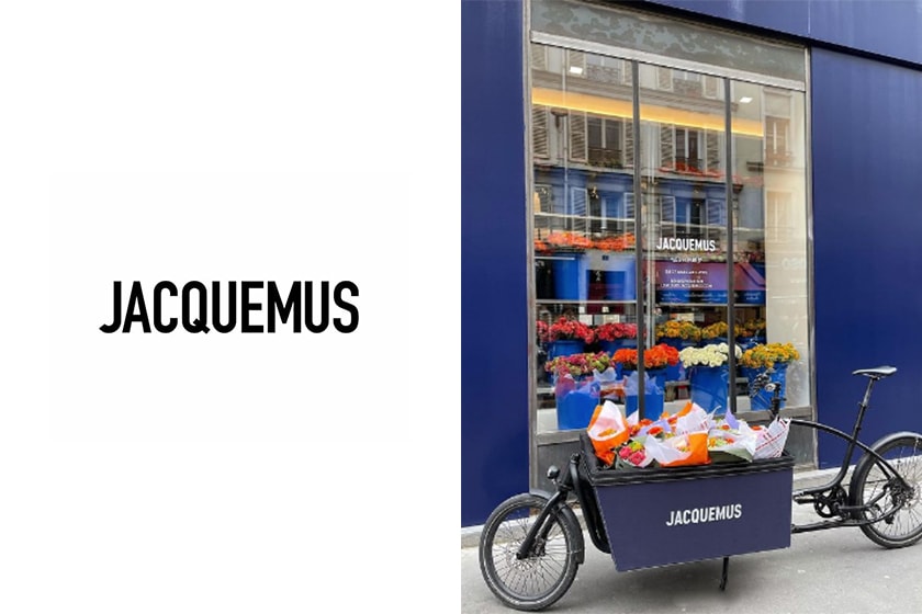 jacquemus floral pop up store sustainability flower