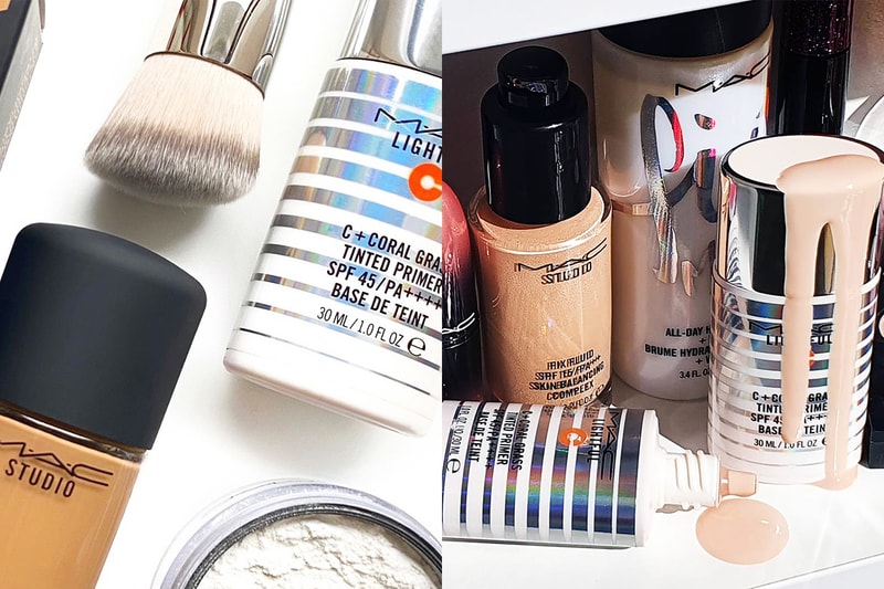 M.A.C C+ Coral Grass Tinted Primer SPF 45/PA++++ Base De Teint Base Makeup Product Cosmetics Korean Girls