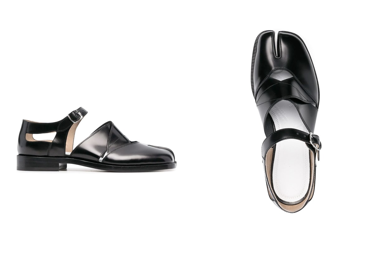 maison margiela tabi sandals leather 2021 mary jane where buy
