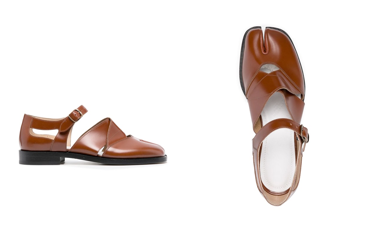 maison margiela tabi sandals leather 2021 mary jane where buy