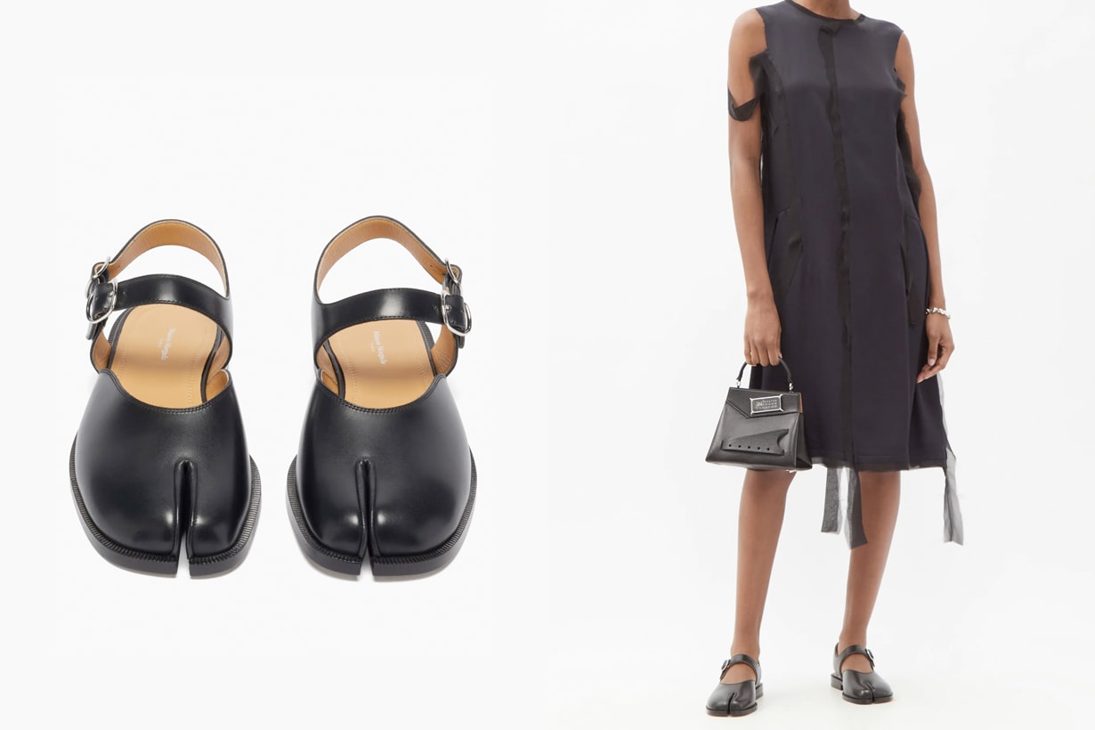 maison margiela tabi sandals leather 2021 mary jane where buy