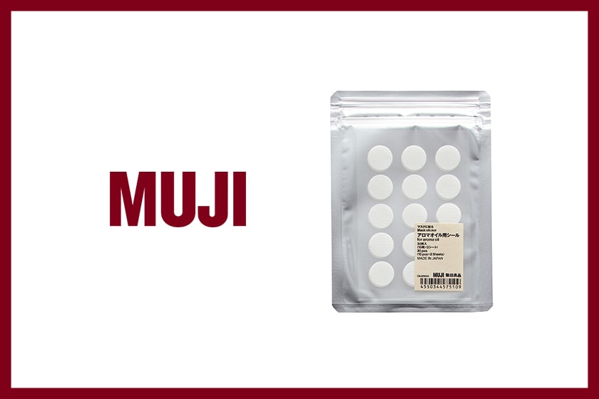 muji Mask Sticker for Essential Oil