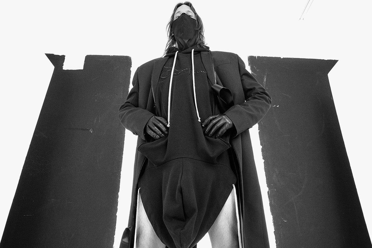 Rick Owens x Champion 2021 ss Collaboration