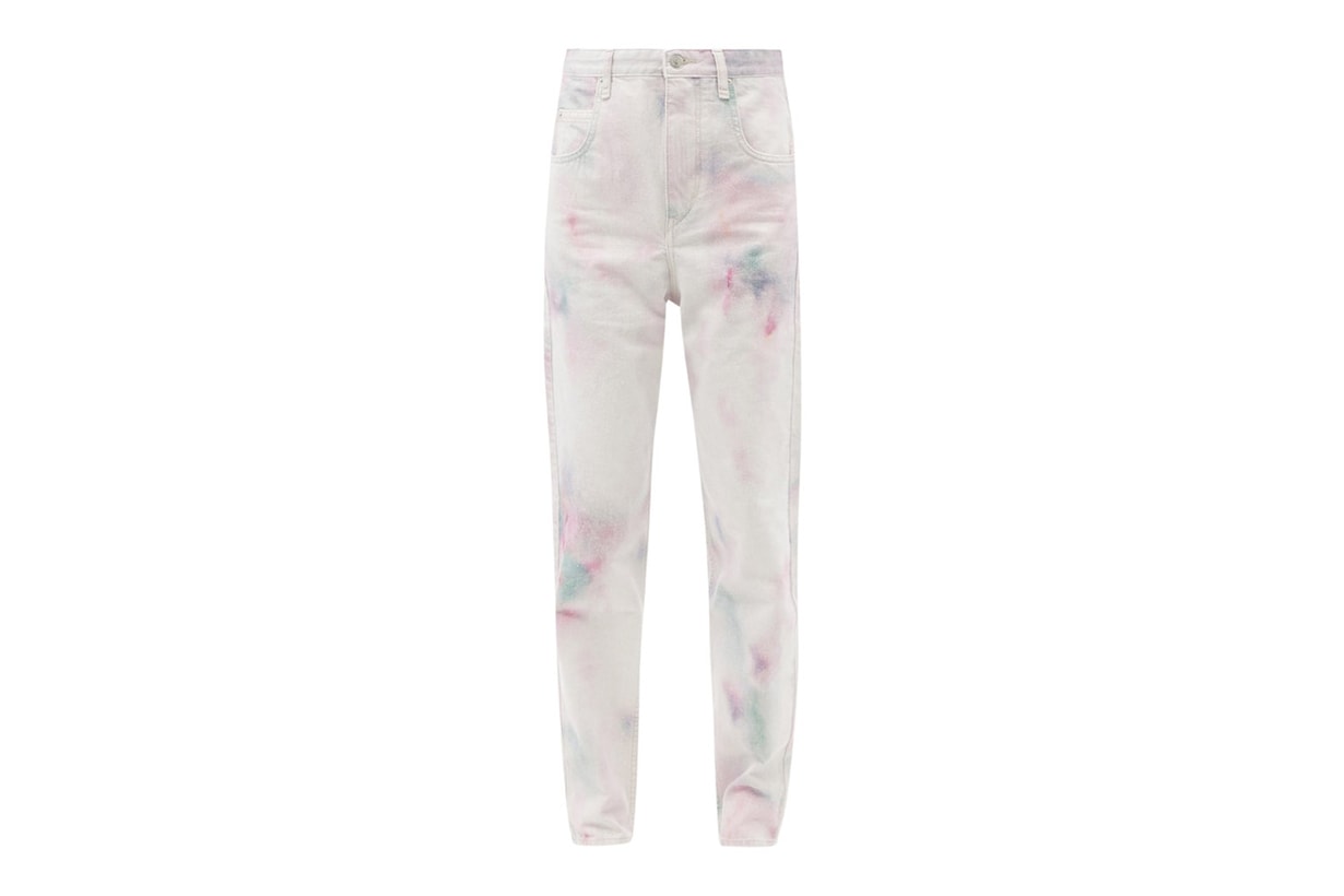 denim trouser pants trend tie dye 2021ss