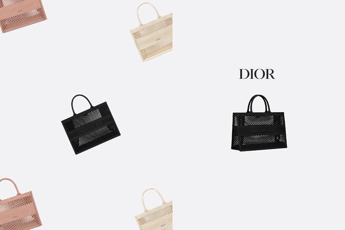 超可愛網眼:Dior 人氣最高的 Book Tote,新推出精緻迷你版!