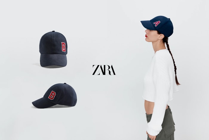 復古耐看款：Zara 新的字母棒球帽，斷貨速度驚人！