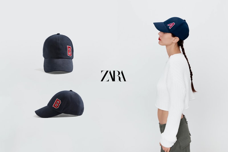 zara Alphabet cap 2021 new out of stock