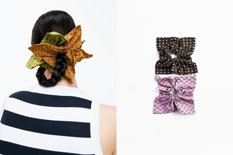 Scrunchie Zara Square Scrunchie Hair Accessories Hairstyles Hair styling tips Hairstyles trends 2021 Spring Summer
