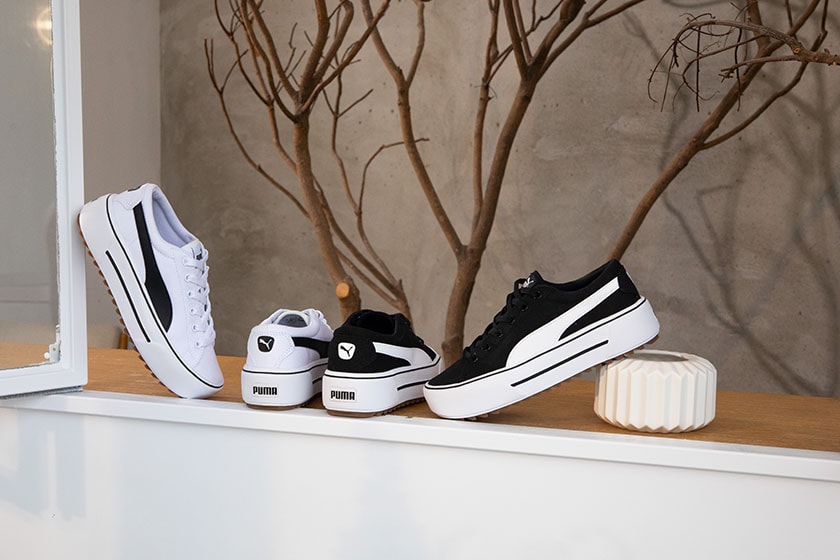 PUMA KAIA Platform White Black Sneaker