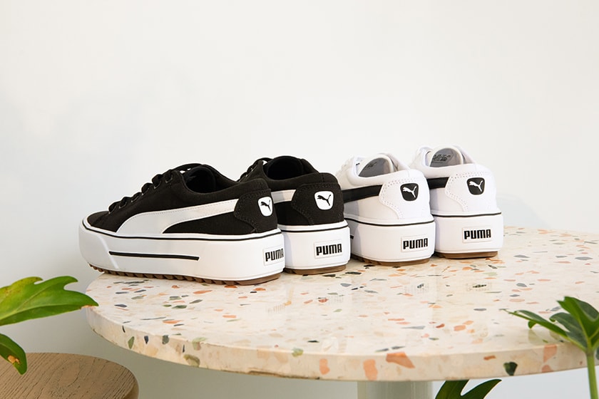 PUMA KAIA Platform White Black Sneaker