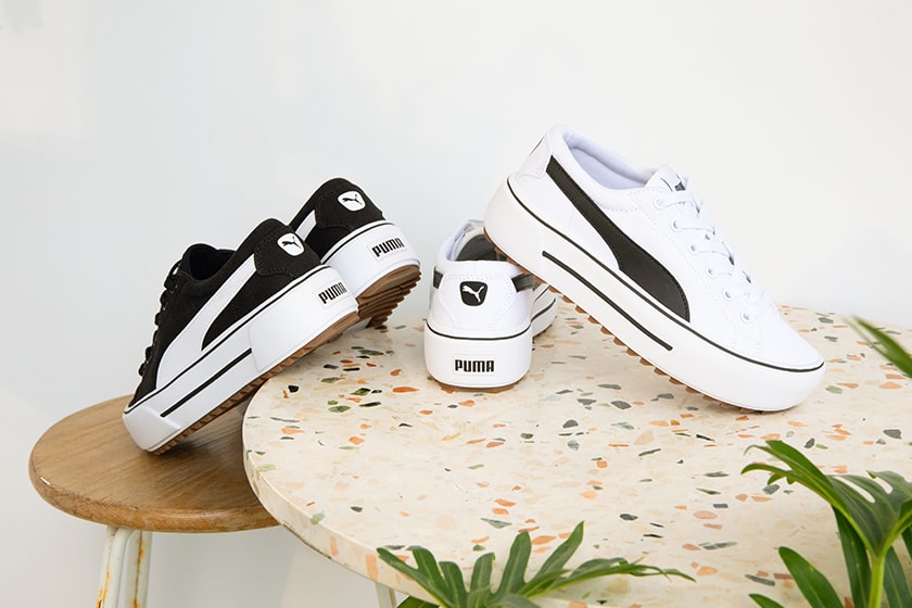 PUMA KAIA Platform White Black Sneaker