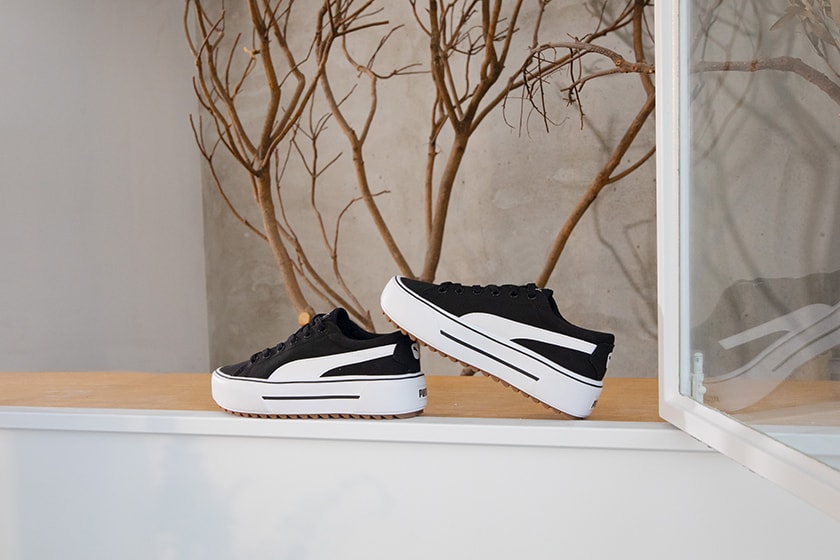 PUMA KAIA Platform White Black Sneaker