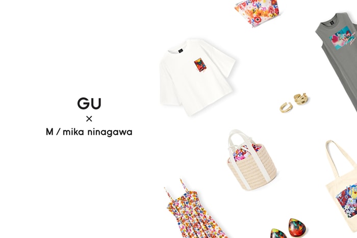 合作單品搶先看！GU 與蜷川實花主理品牌 M / mika ninagawa 推出聯名！