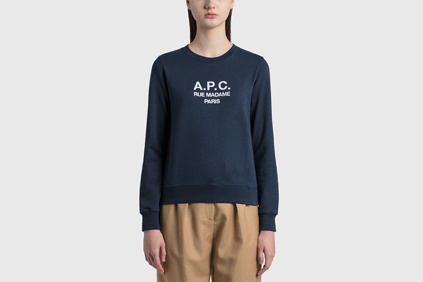 A.P.C. LOGO SWEATSHIRT